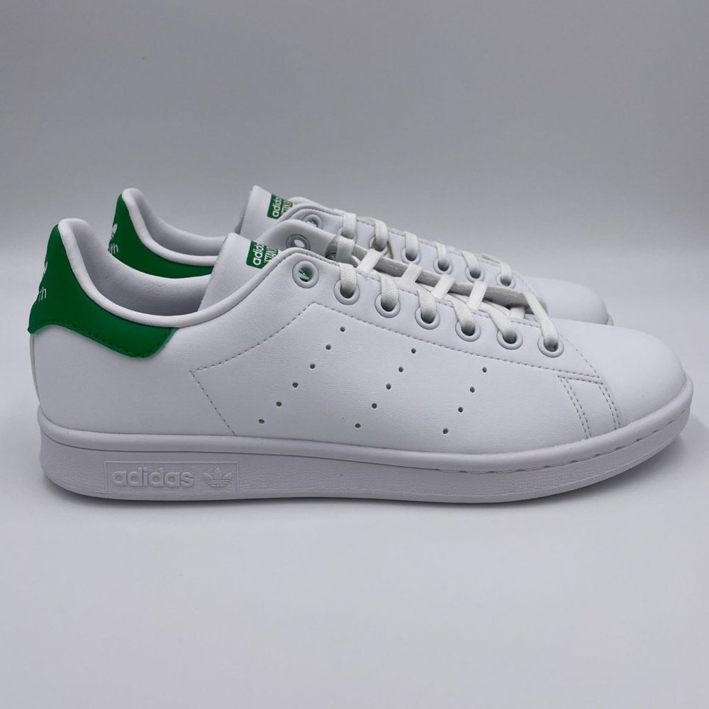 Adidas White and Green Sneakers